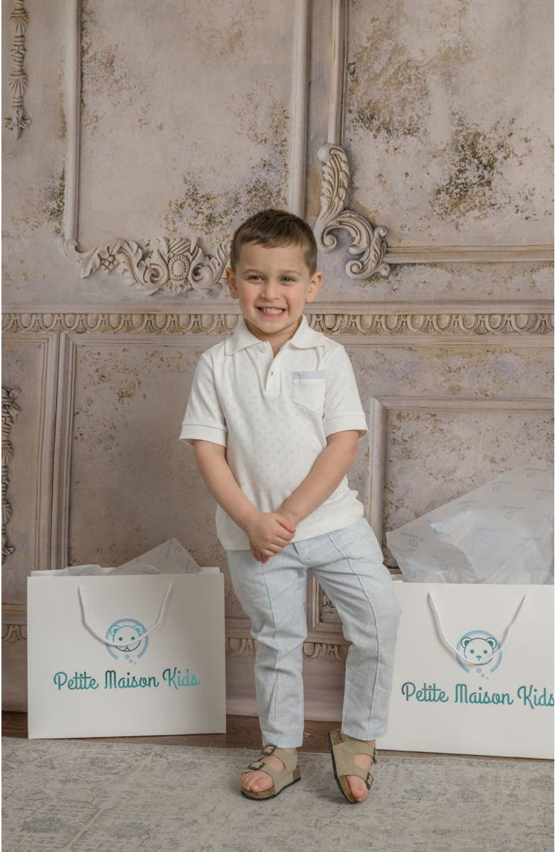 Petite Maison Kids Charlotte Boys' Pants, Alternate, color, Baby Blue