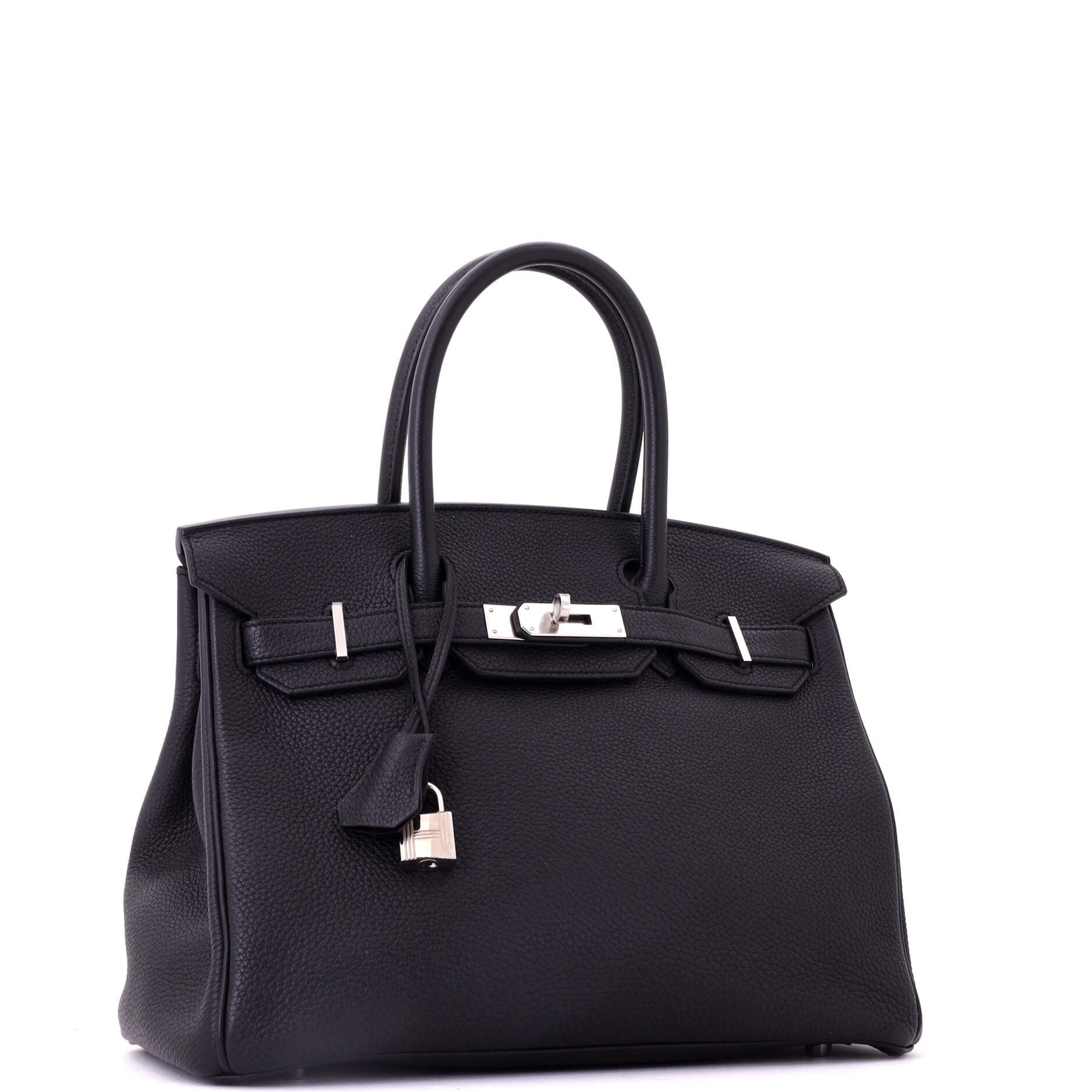 Birkin Handbag Black Togo with Palladium Hardware 30, Alternate, color, Black