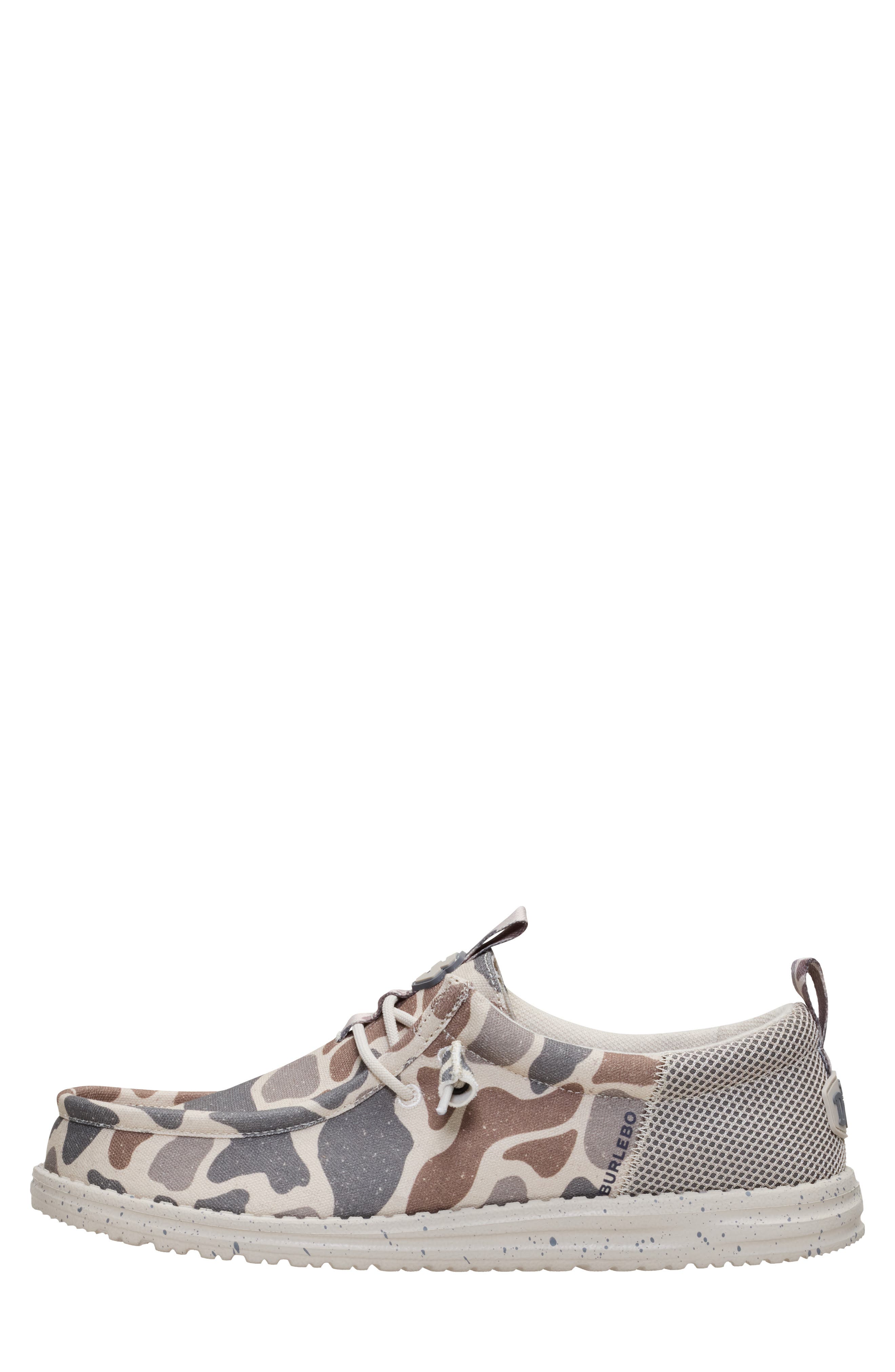 x Burlebo Wally Funk Deer Camo Slip-On, Alternate, color, TAUPE/ CAMO