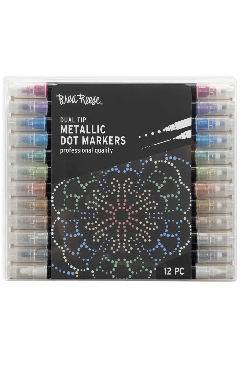 Brea Reese Dual Tip Markers 12Pc, Kids
Adults, Main, color, Multicolored