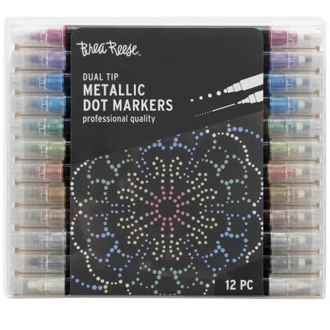 Dual Tip Markers 12Pc, Kids 
Adults