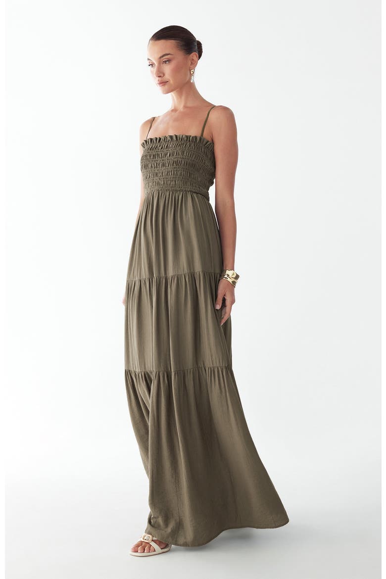 Lennie Maxi Dress, Alternate, color, Olive