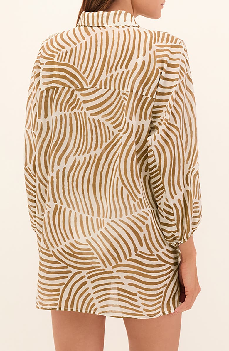 ViX Paula Hermanny Moana Cover-Up Shirt, Alternate, color, Multi