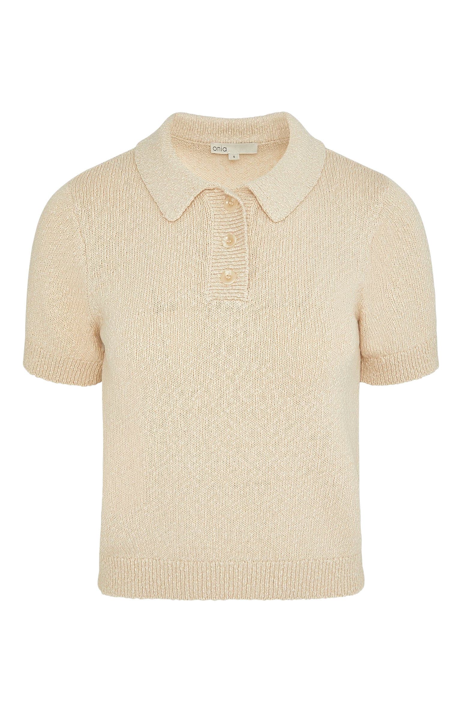 Cotton Boucle Polo - image 2