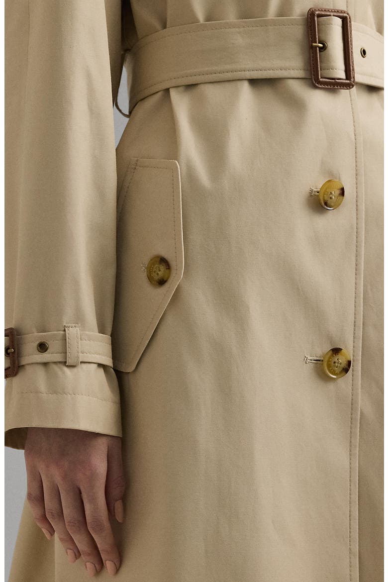 Belted Single Breasted Trench Coat, Alternate, color, BIRCH TAN