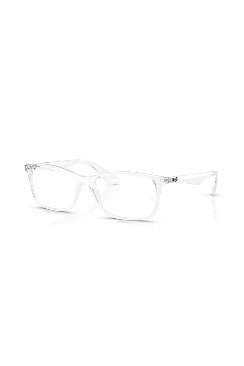 54mm Square optical glasses, Main, color, Transparent