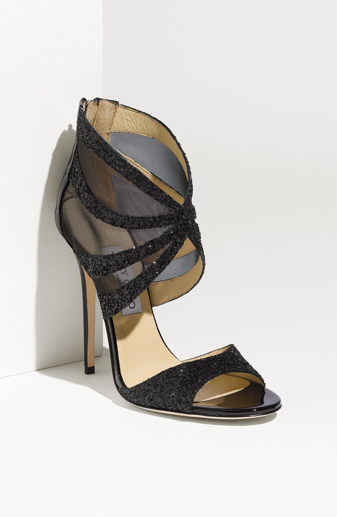 Jimmy Choo 'Leila' Mesh Sandal, Main, color, 