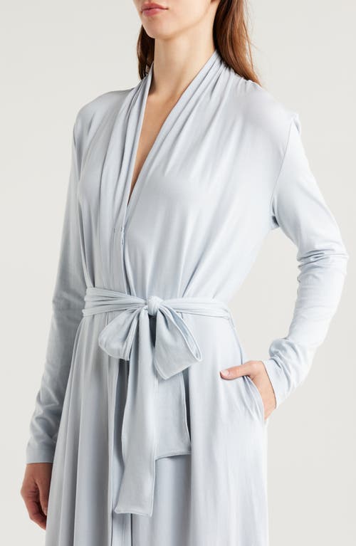 Shop Lunya Slumberknit™ Maxi Robe In Tranquil Blue