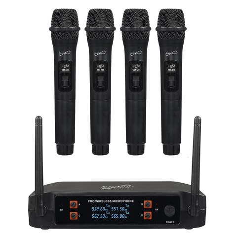 2.4G 4 Channel Wireless Microphone System