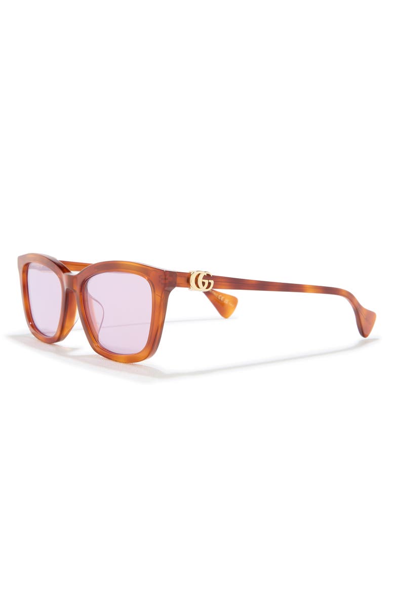 Gucci 55mm Square Sunglasses, Alternate, color, 