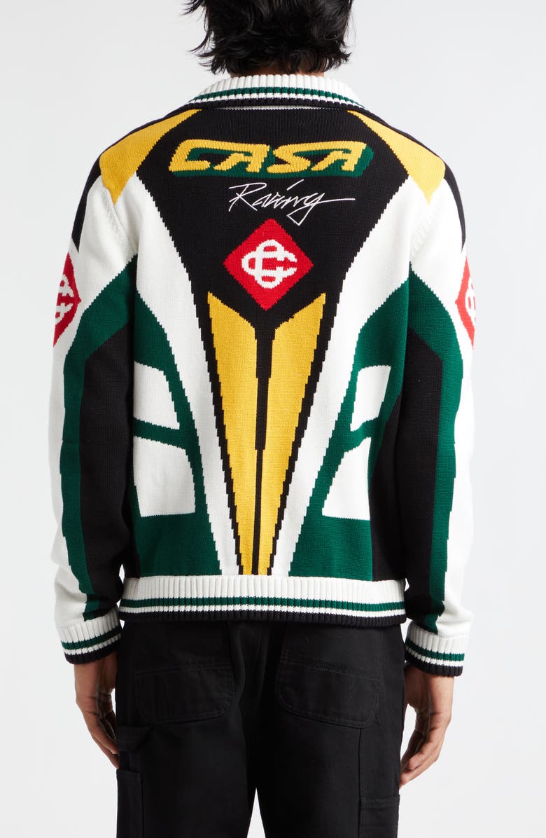 Casablanca Casa Racing Knit Jacket, Alternate, color, 