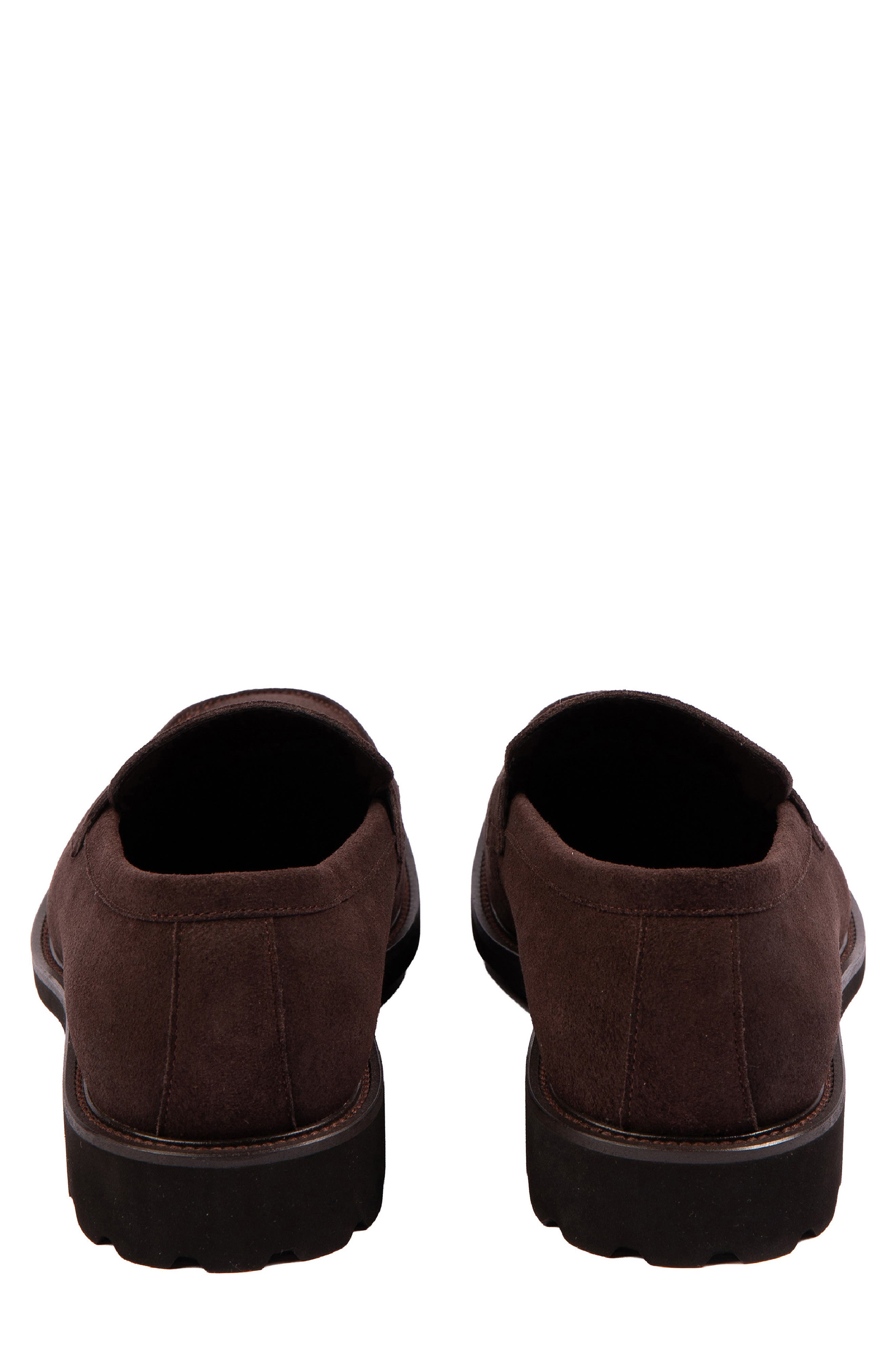 Chase Suede Penny Loafer, Alternate, color, CHOCOLATE