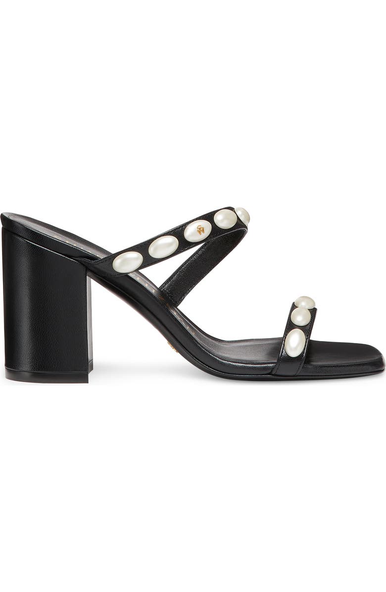 Stuart Weitzman Pearlita 85 Slide Sandal, Alternate, color,