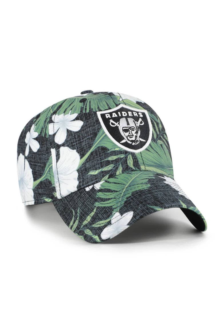 Men's '47 Black Las Vegas Raiders Beach Side Clean Up Adjustable Hat, Alternate, color, Black