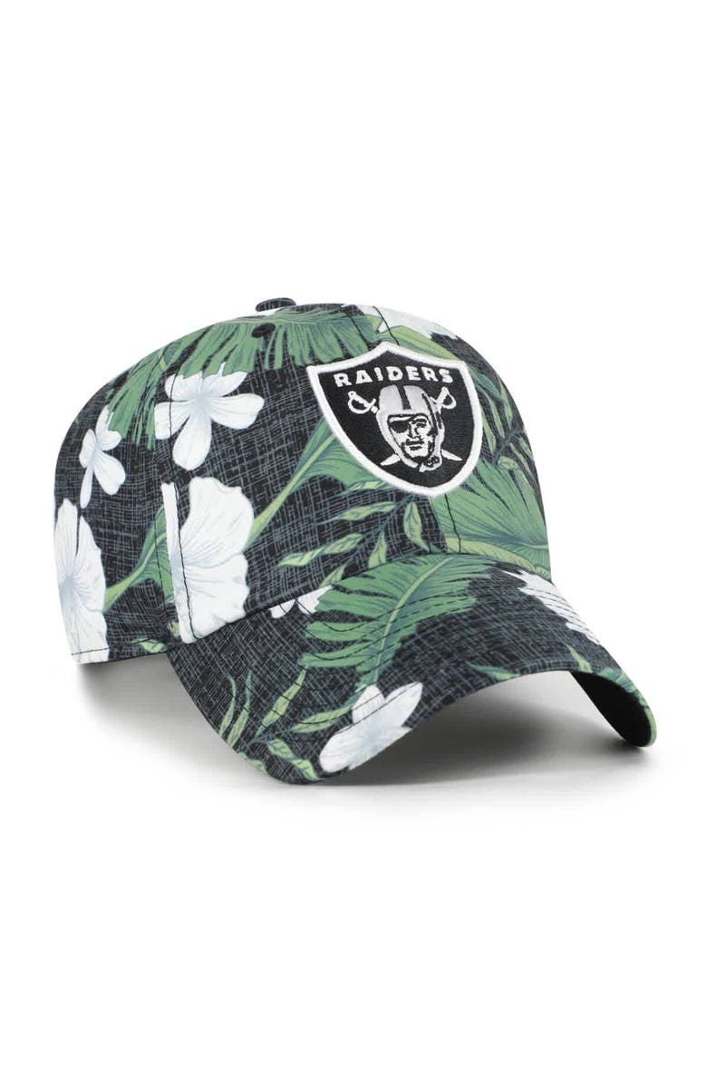 '47 Men's '47 Black Las Vegas Raiders Beach Side Clean Up Adjustable Hat, Alternate, color, Black
