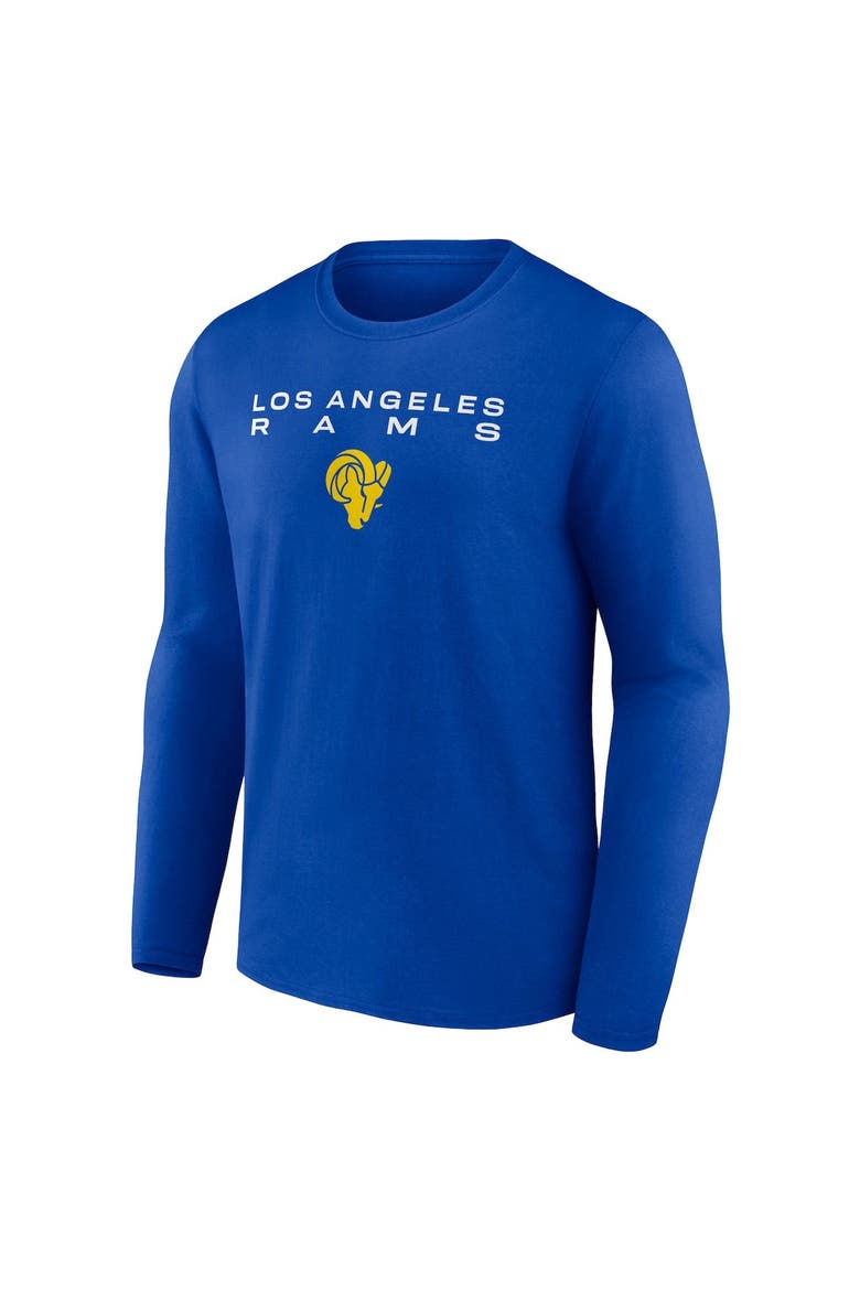 Men's Fanatics Branded Royal Los Angeles Rams Advance to Victory Long Sleeve T-Shirt, Alternate, color, Royal