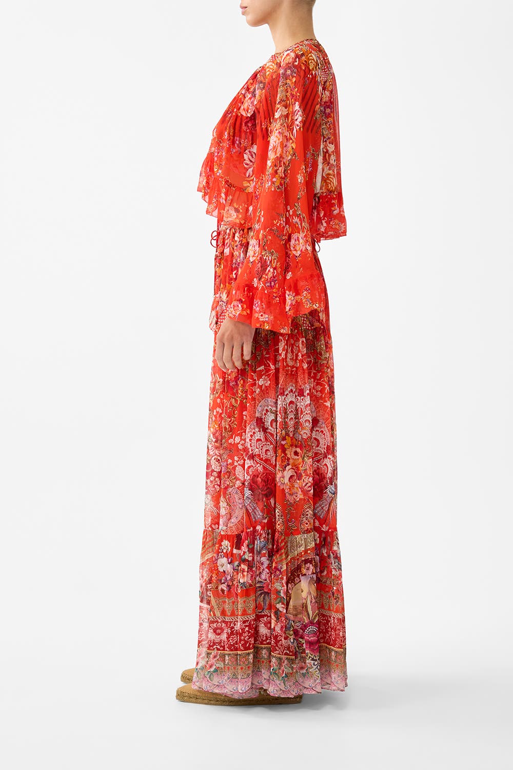 Crop Ruffle Top - image 2