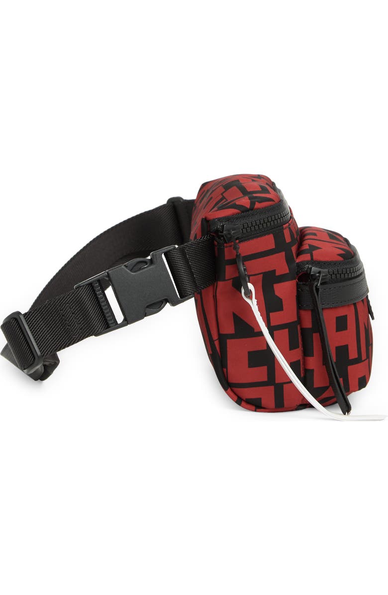 Longchamp Le Pliage Belt Bag, Alternate, color, Blk/Brick