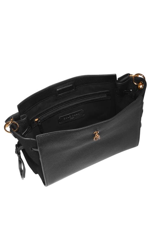Cole Haan Charissa Leather Shoulder Bag In Black