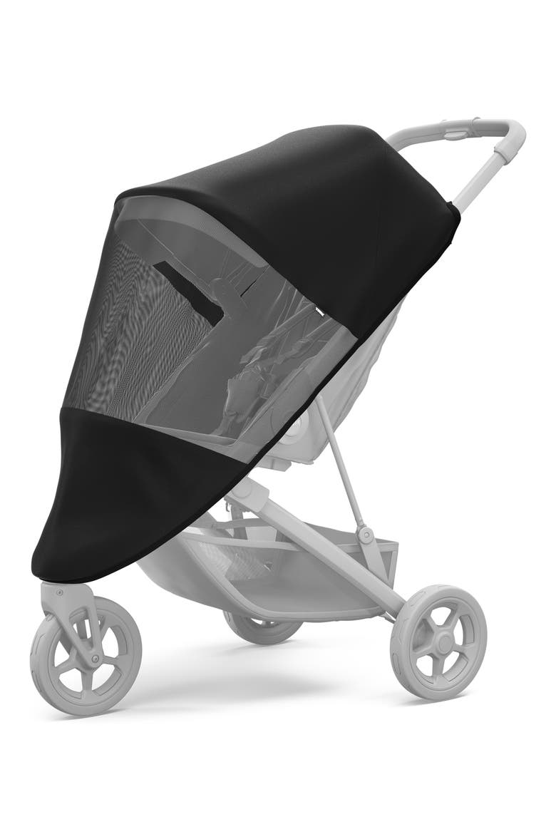Mesh Cover for Spring Stroller, Main, color, BLACK