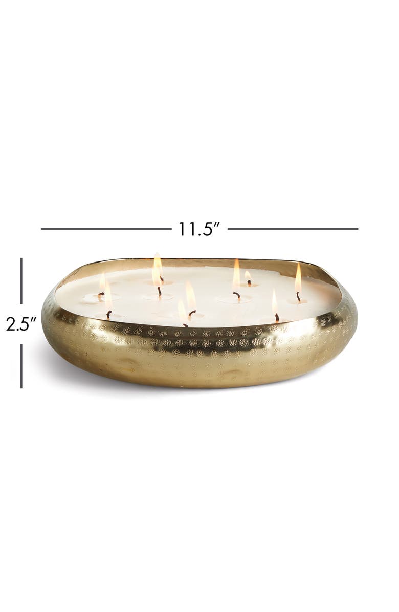 Napa Home & Garden Cashmere 10-Wick Candle Tray, Alternate, color, Gold