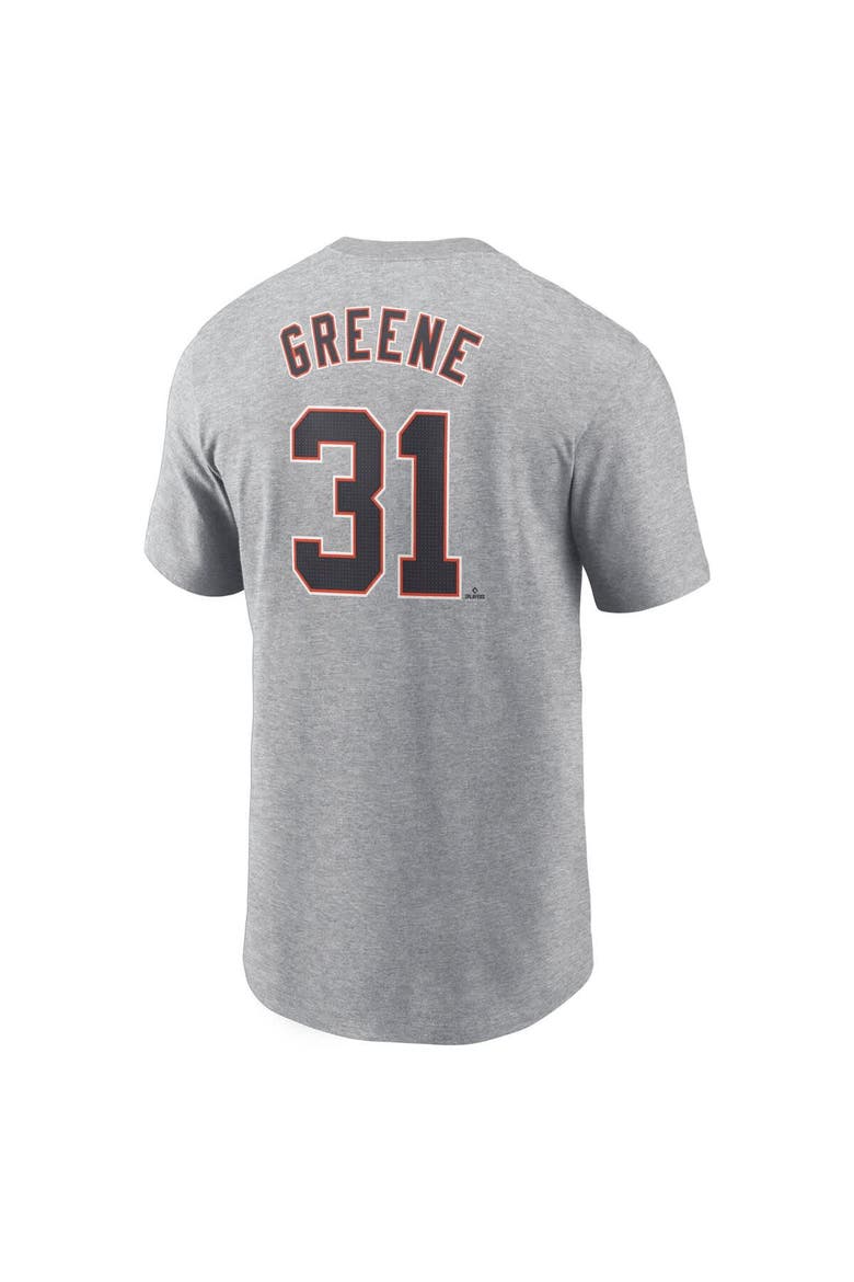 Men's Nike Riley Greene Gray Detroit Tigers Fuse Name & Number T-Shirt, Alternate, color, Gray