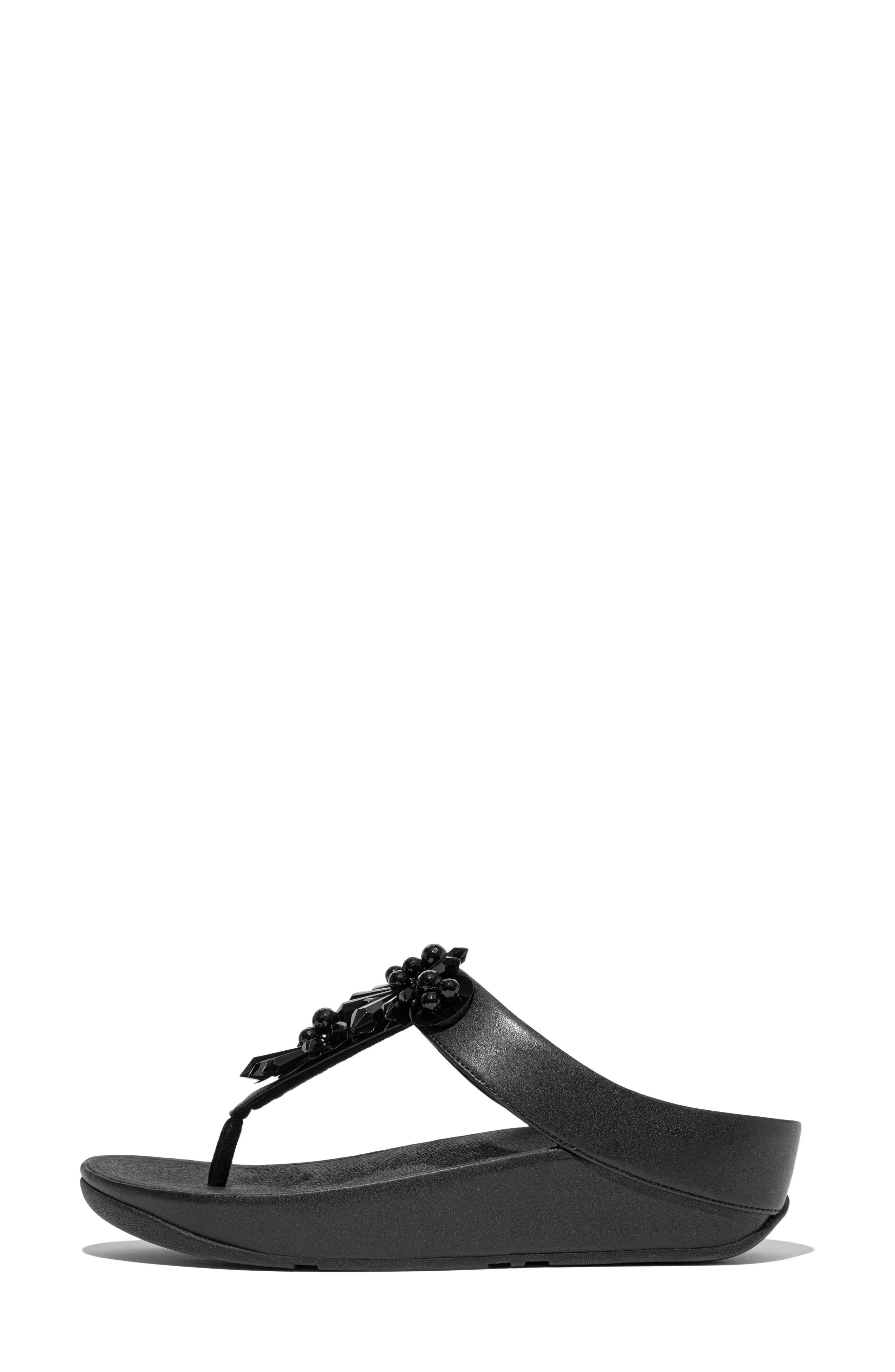 FitFlop Rumba Flip Flop, Alternate, color, Black
