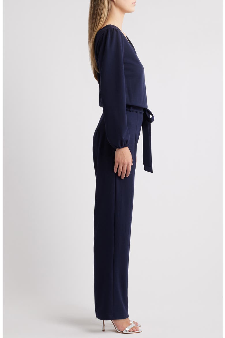 Aileen Long Sleeve Jumpsuit, Alternate, color, NAVY