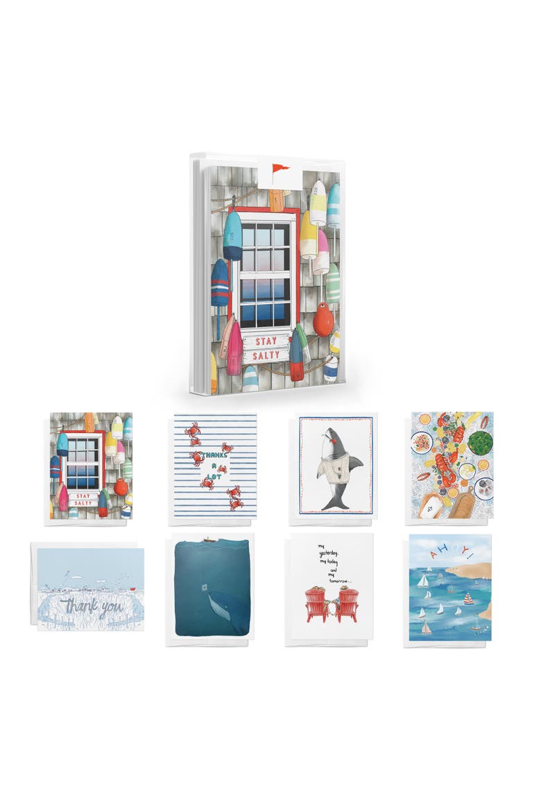 Nautical Greeting Card Pack Assorted Set, Main, color, Multi-Pack