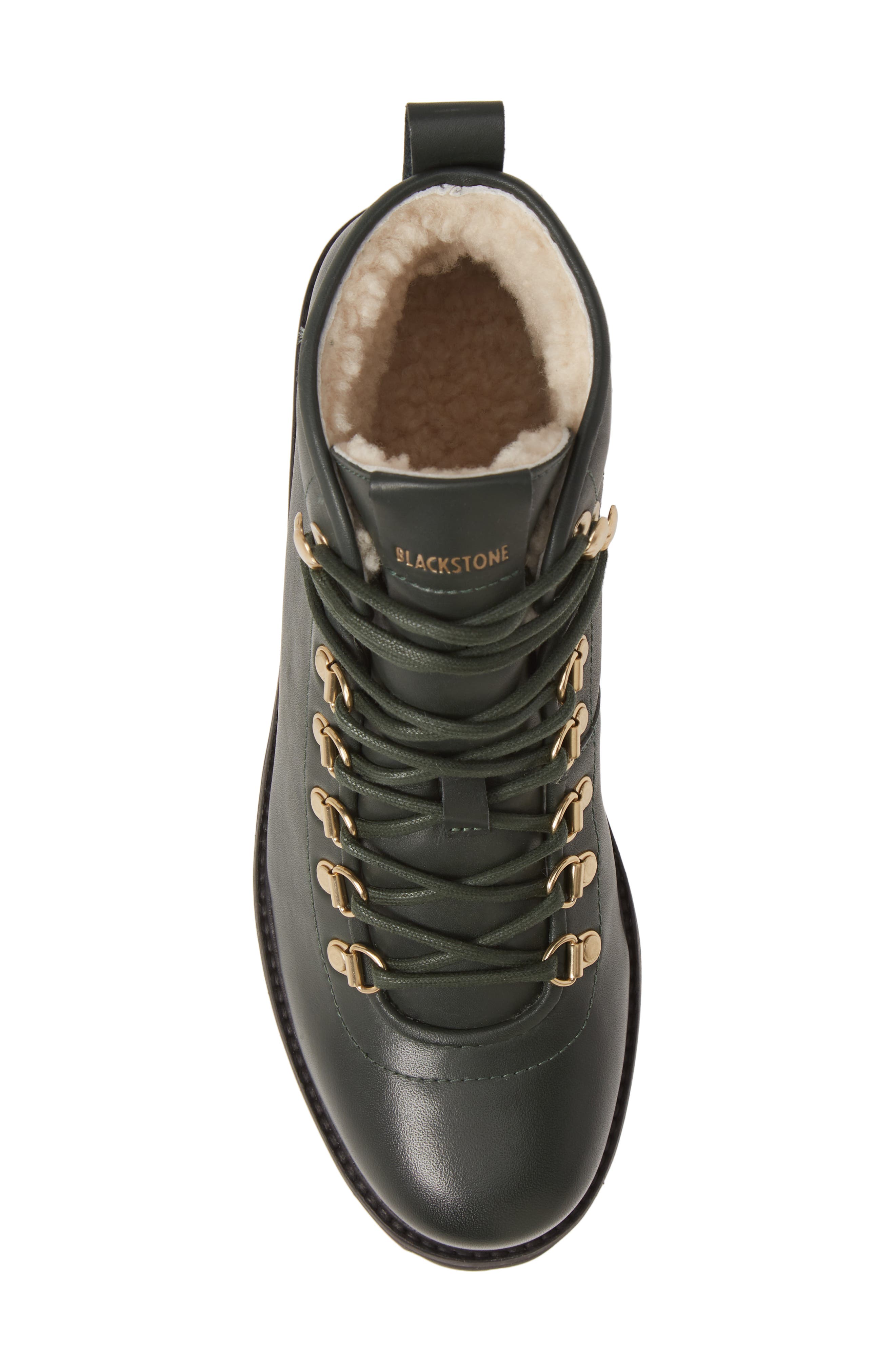 Blackstone SL81 Genuine Shearling Lined Hiking Boot, Alternate, color, Rosin Leather