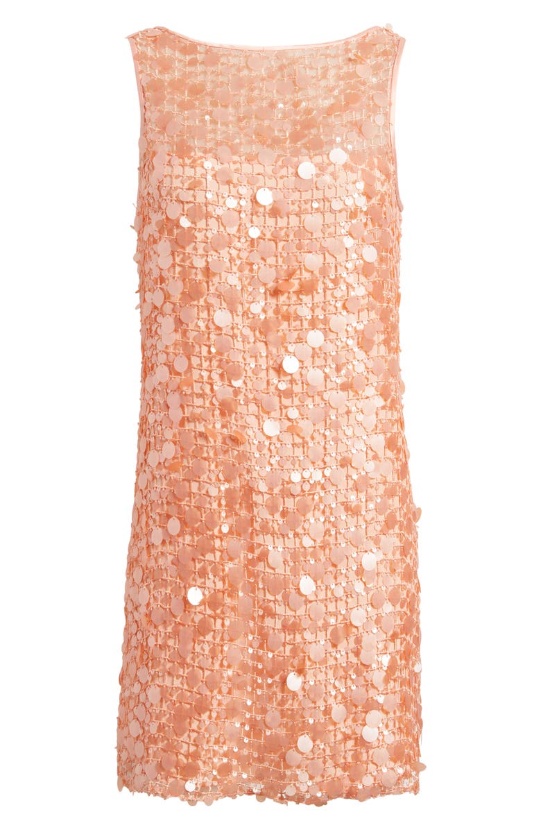 Saylor Kitty Paillette Sequin Minidress, Alternate, color, Blush