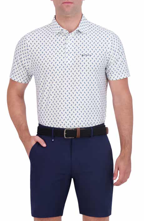 Ben Sherman Geo Dot Print Stretch Tech Polo