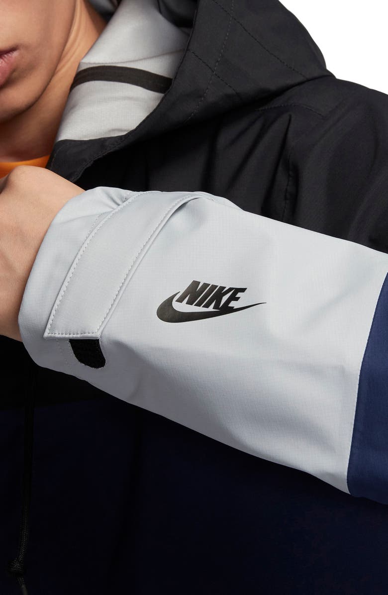 Nike NRG Water Resistant 3-Layer Hooded Parka, Alternate, color,