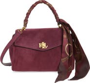 Lauren Ralph Lauren Farrah Scarf Wrapped Small Satchel