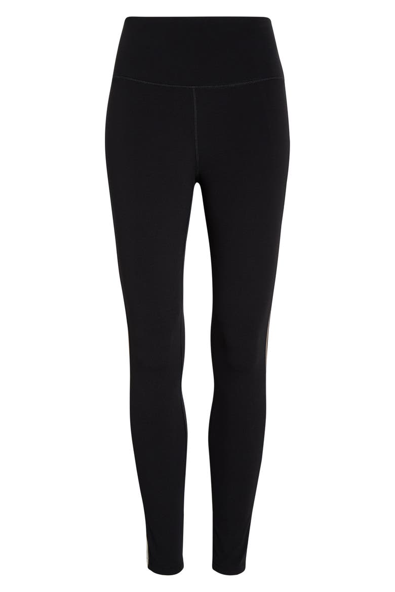 Layla Airweight High Waist 7/8 Leggings, Alternate, color, BLACK/ LENTIL