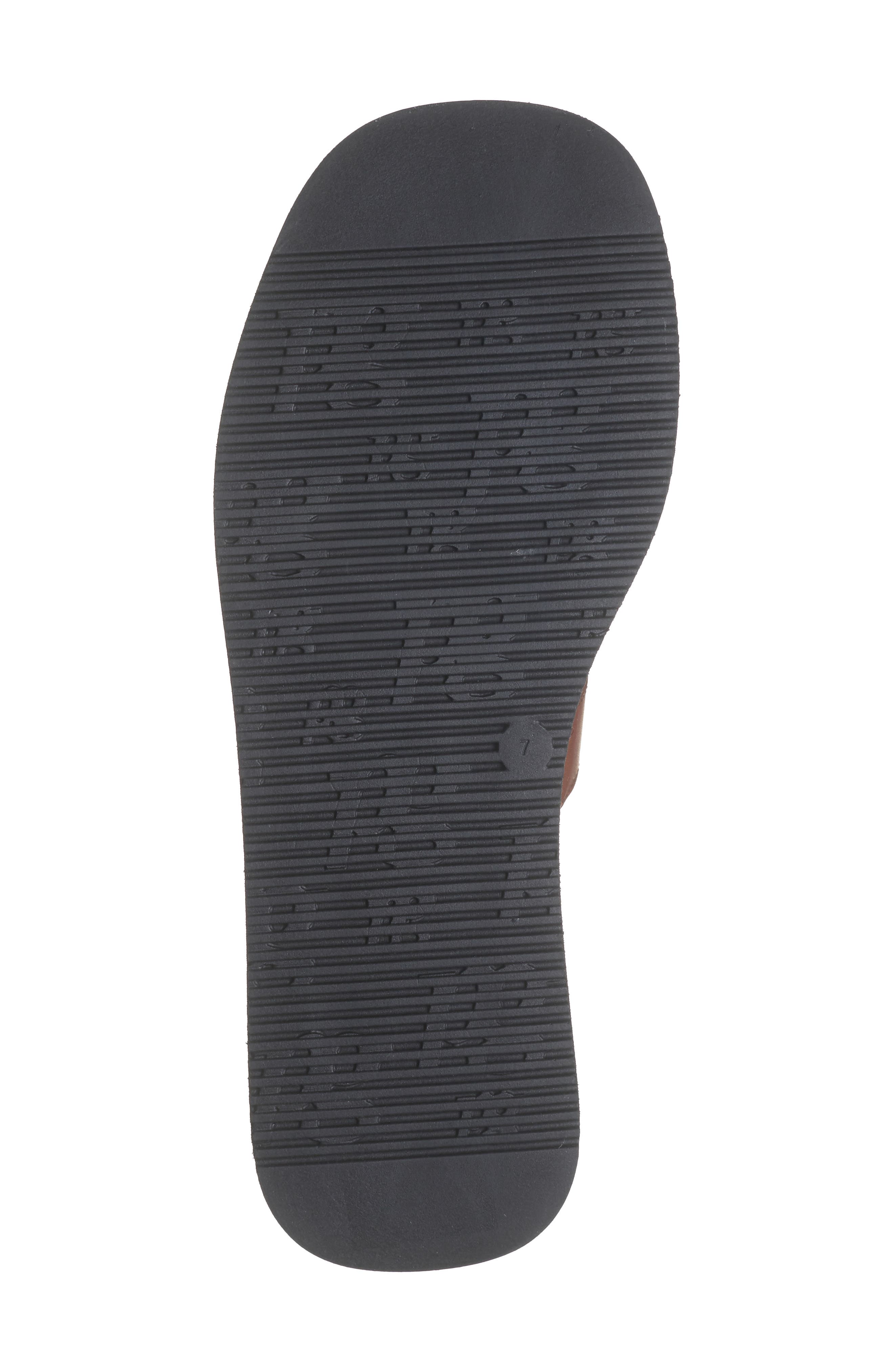 Paul Green Rae Slide Sandal, Alternate, color, Cognac Leather