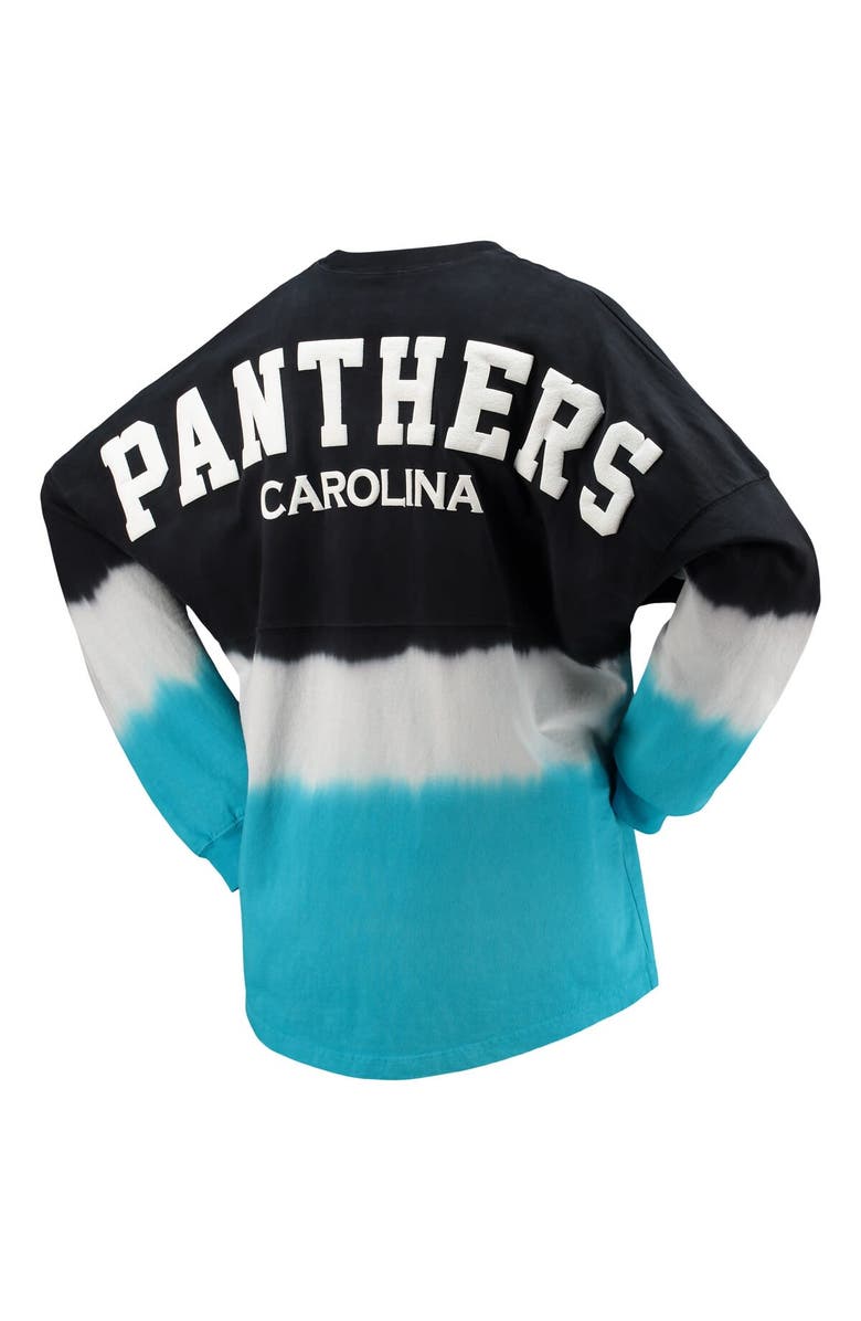 FANATICS Women's Fanatics Branded Black/Silver Carolina Panthers Ombre Long Sleeve T-Shirt, Alternate, color, 