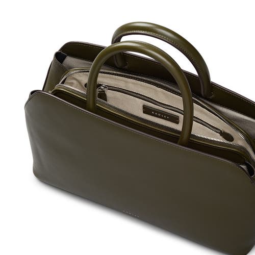 Radley Liverpool Street Medium Ziptop Satchel Bag In Green