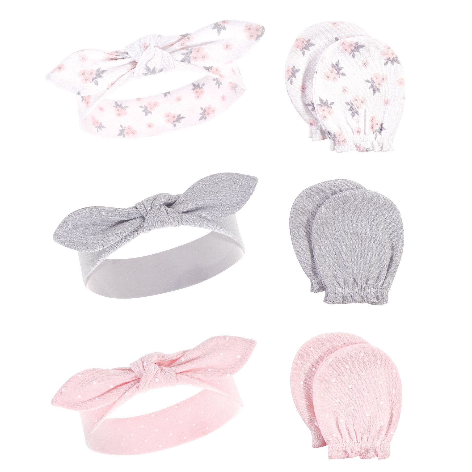 Pink Gray Floral