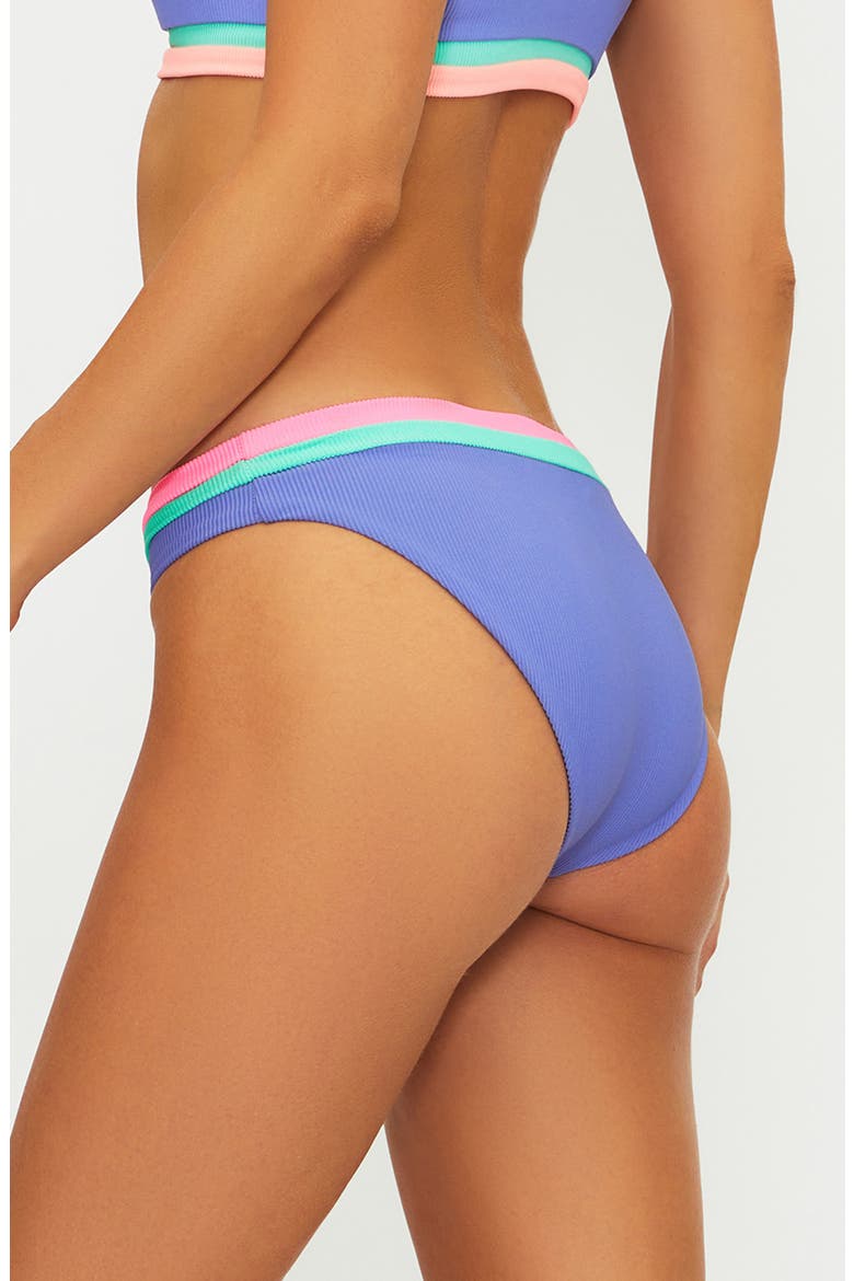 Saffron Rib Colorblock Bikini Bottoms, Alternate, color, SHERBERT SHORES COLORBLOCK