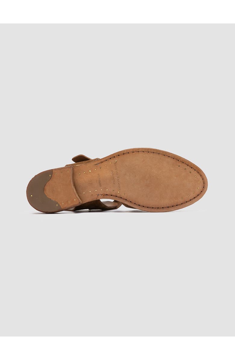 Officine Creative Lexikon 536 Suede Woven Sandals, Alternate, color, Light Brown
