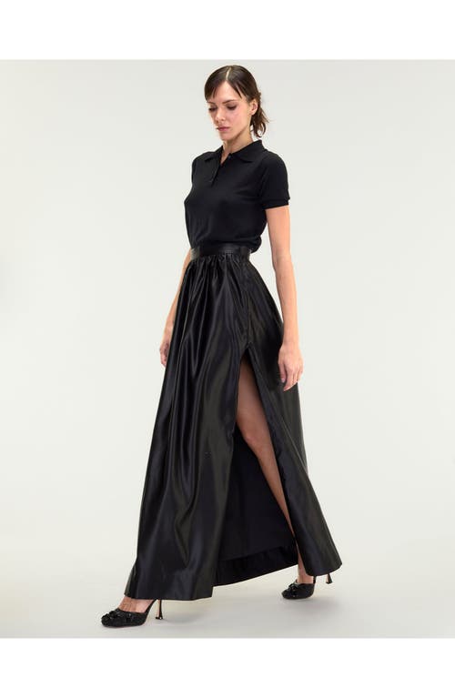 Cynthia Rowley Belle Maxi Skirt In Black