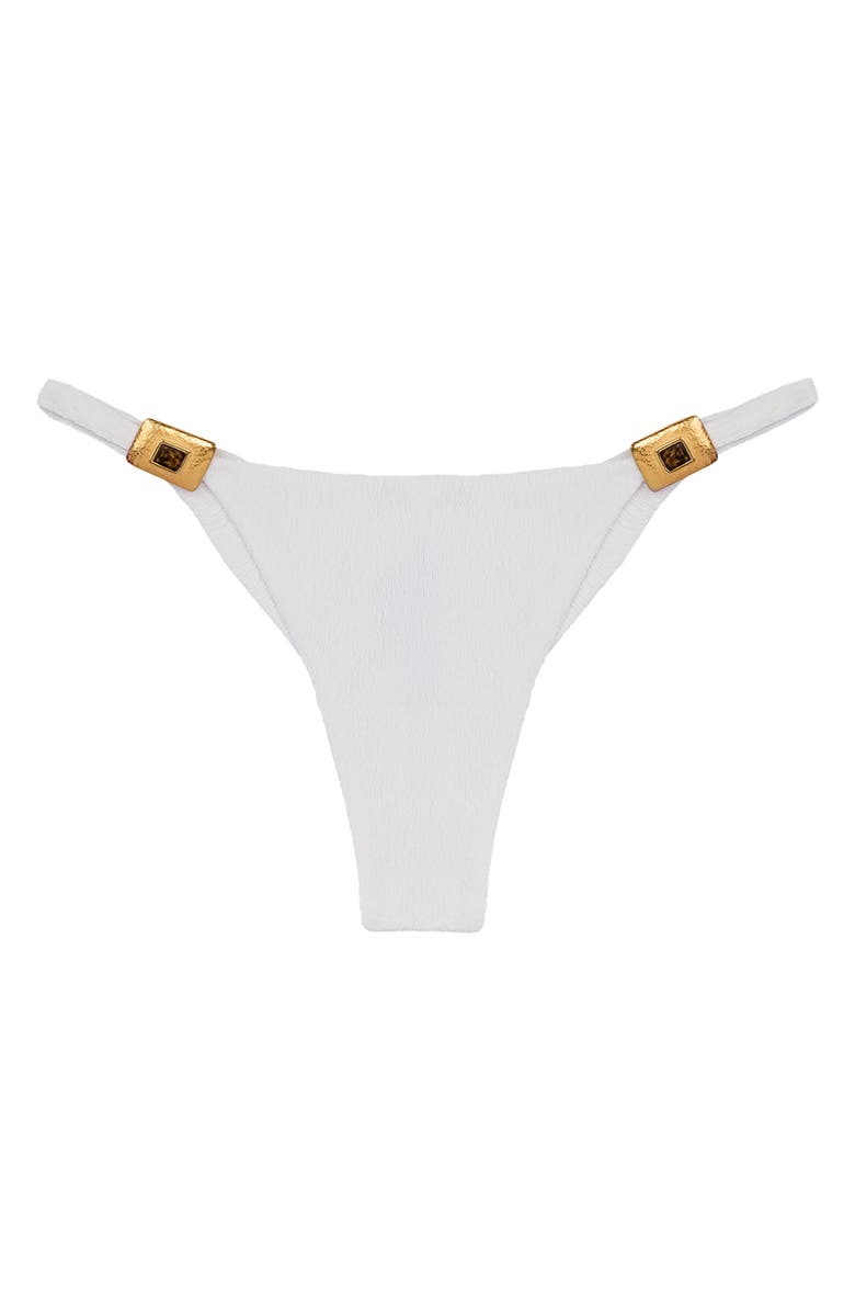 ViX Paula Hermanny Firenze Liza Bikini Bottoms, Alternate, color, White
