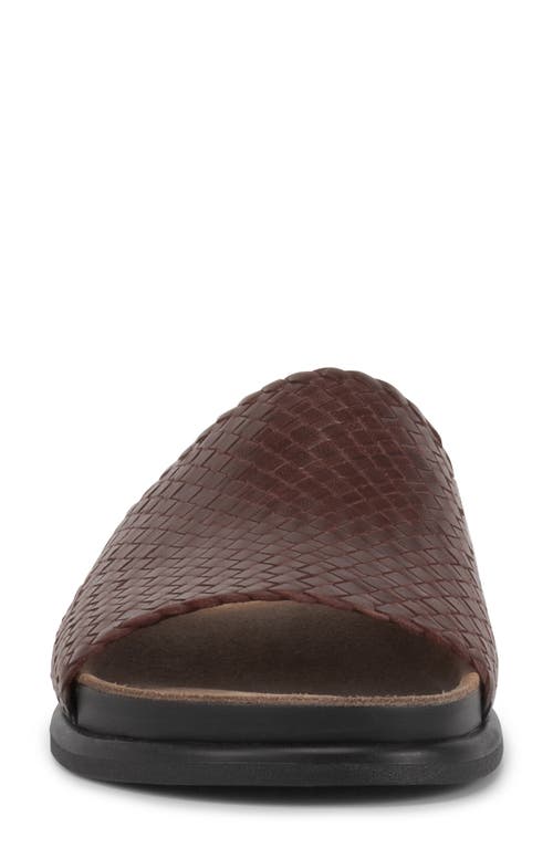 Shop Vagabond Shoemakers Effie Slide Sandal In Chocolate