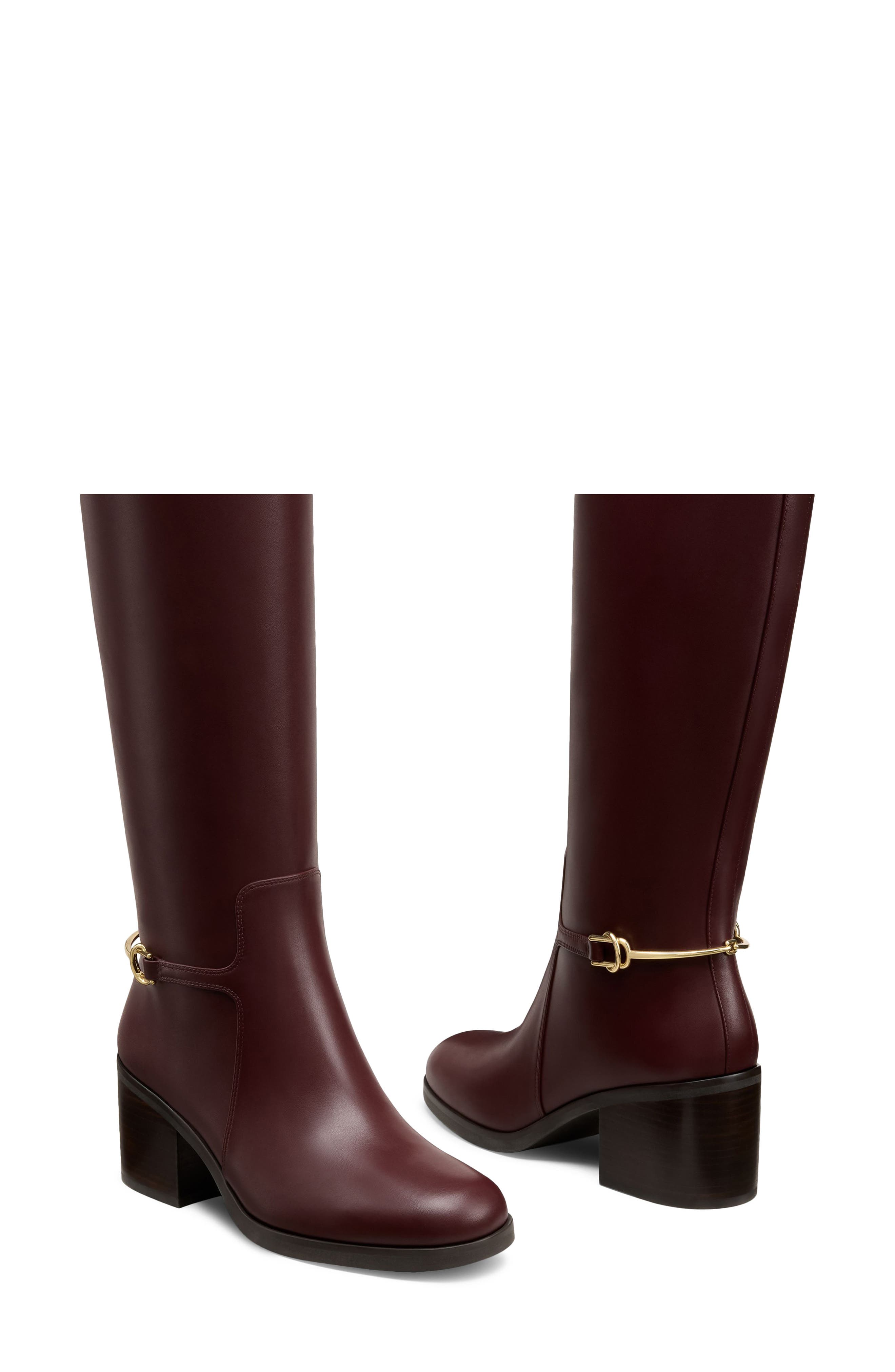 Cecily Knee High Boot, Alternate, color, CORDOVAN