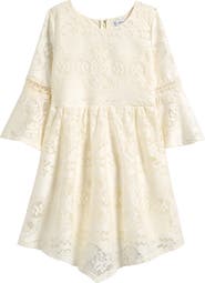 Love, Fire Kids' Lace Skater Dress