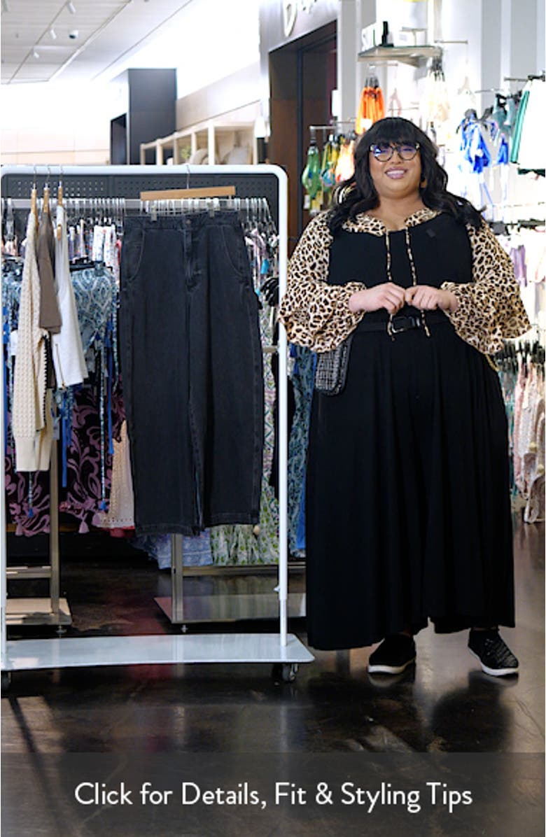 Lottie High Waist Wide Leg Jeans, sales video thumbnail