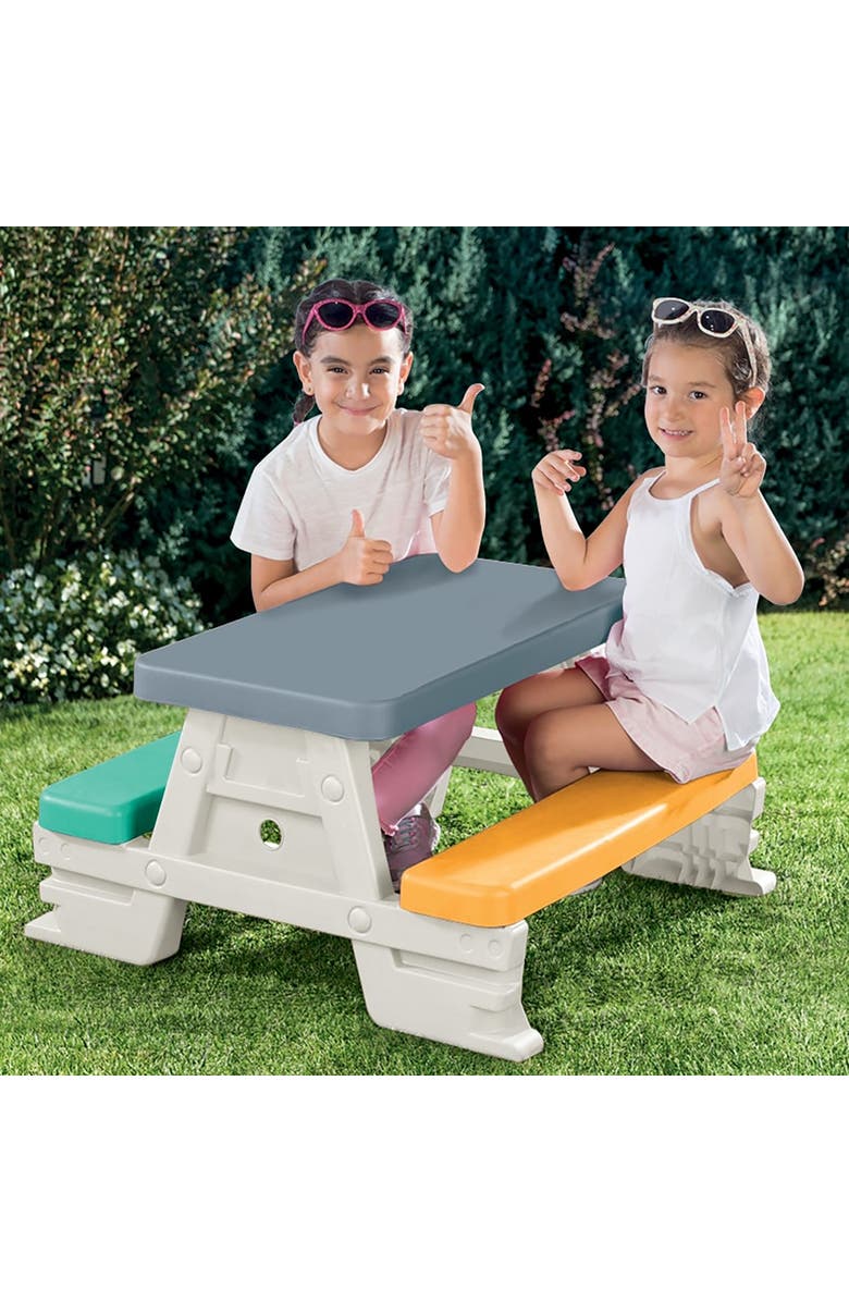 Dolu Picnic Table For 4, Age 2+, Alternate, color, Multicolored