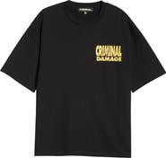 CRIMINAL DAMAGE Everything Must Go Graphic Cotton T-Shirt