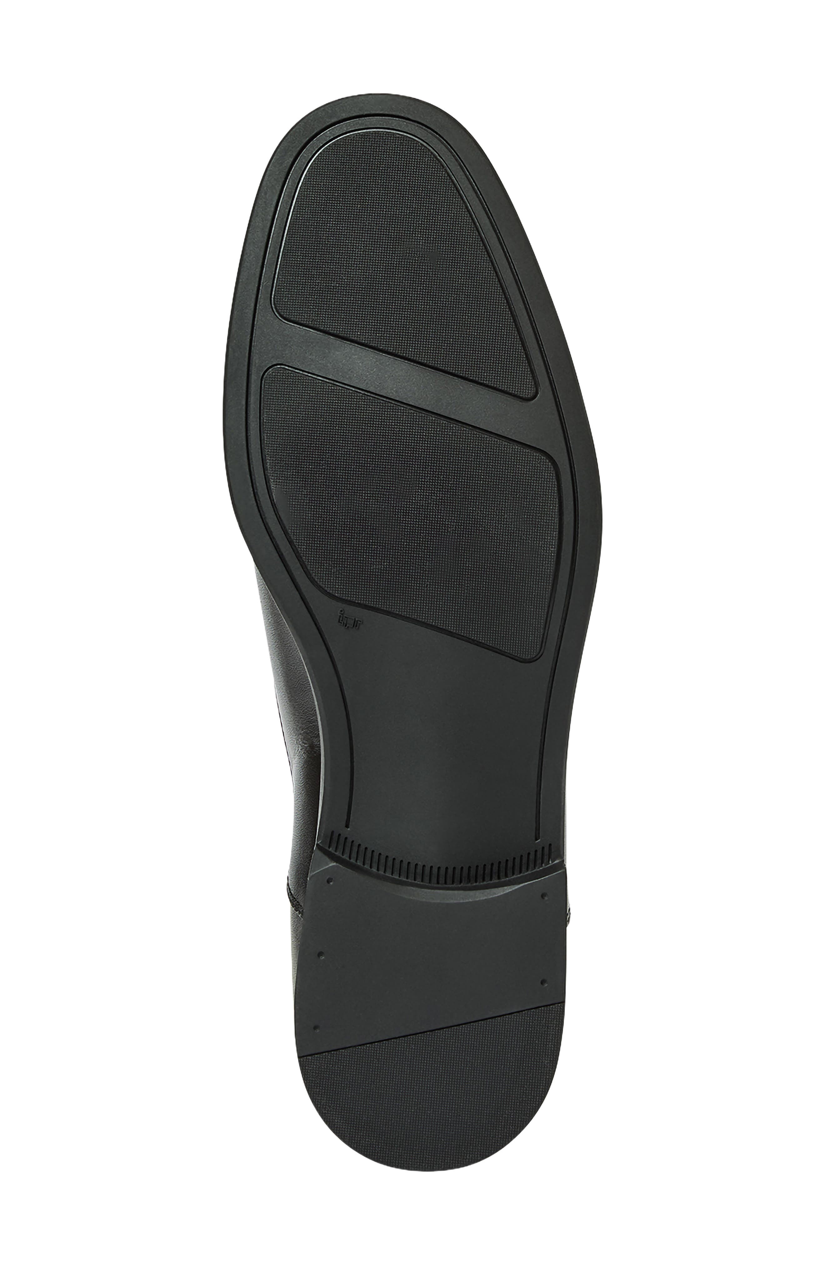 Centro Cap Toe Oxford, Alternate, color, BLACK LEATHER